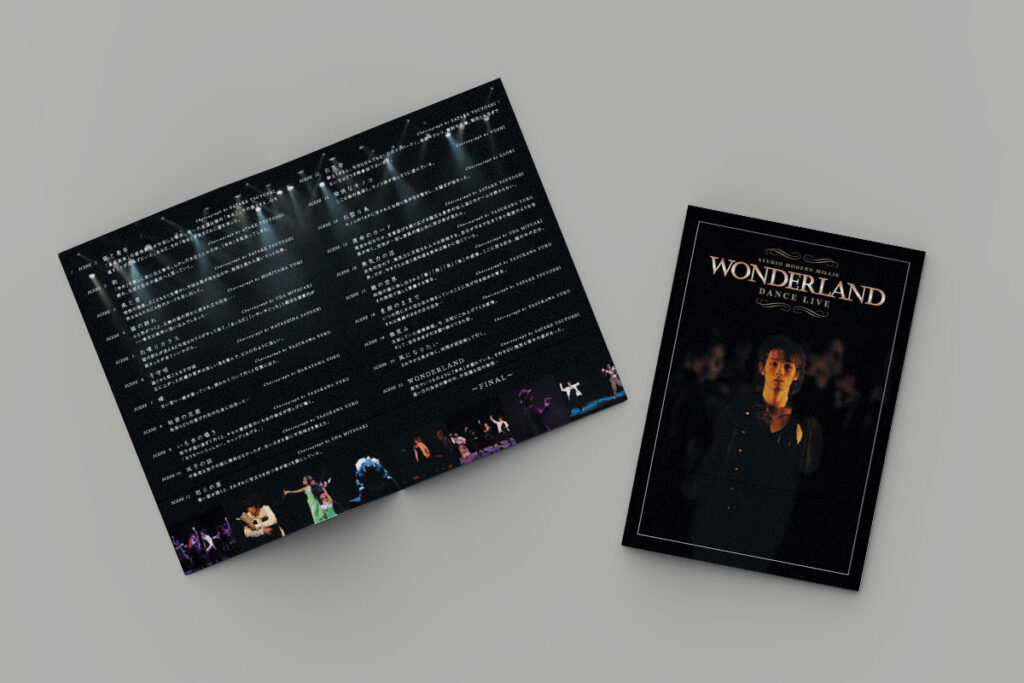 DVD付属の二つ折リーフレット内面