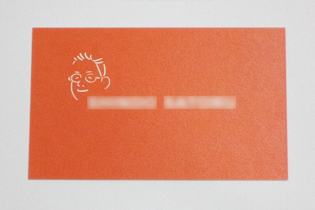 自分名刺 デザイン面