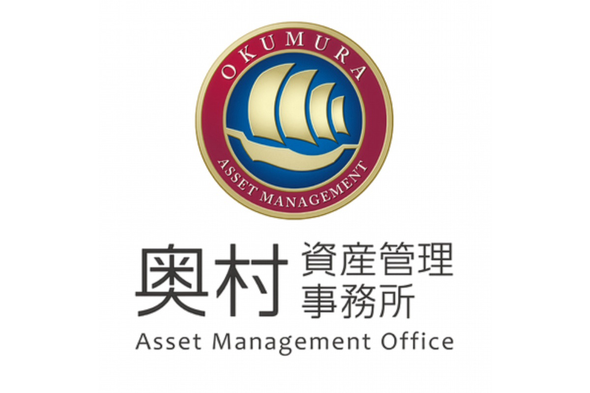 資産管理事務所ロゴ：カラー縦組