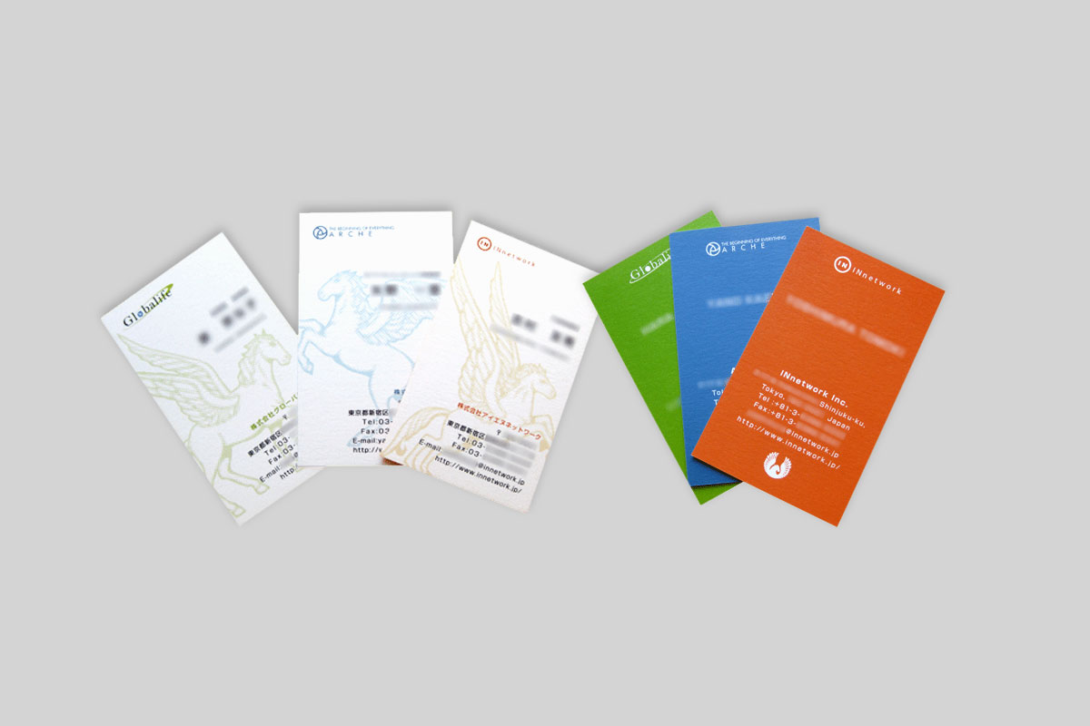 IT企業の初めての名刺デザイン制作（東京都渋谷区）